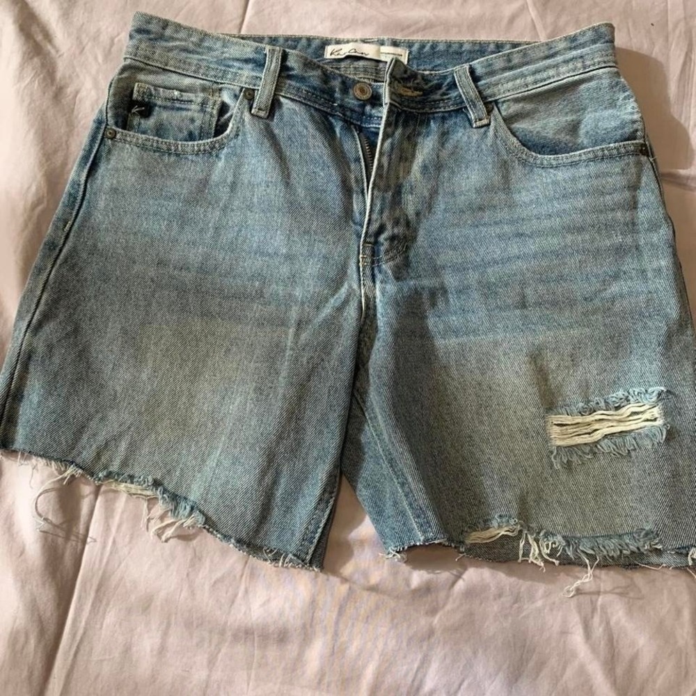Maurices‎ Distressed Denim  Jean Shorts Medium 27 Cotton Modest